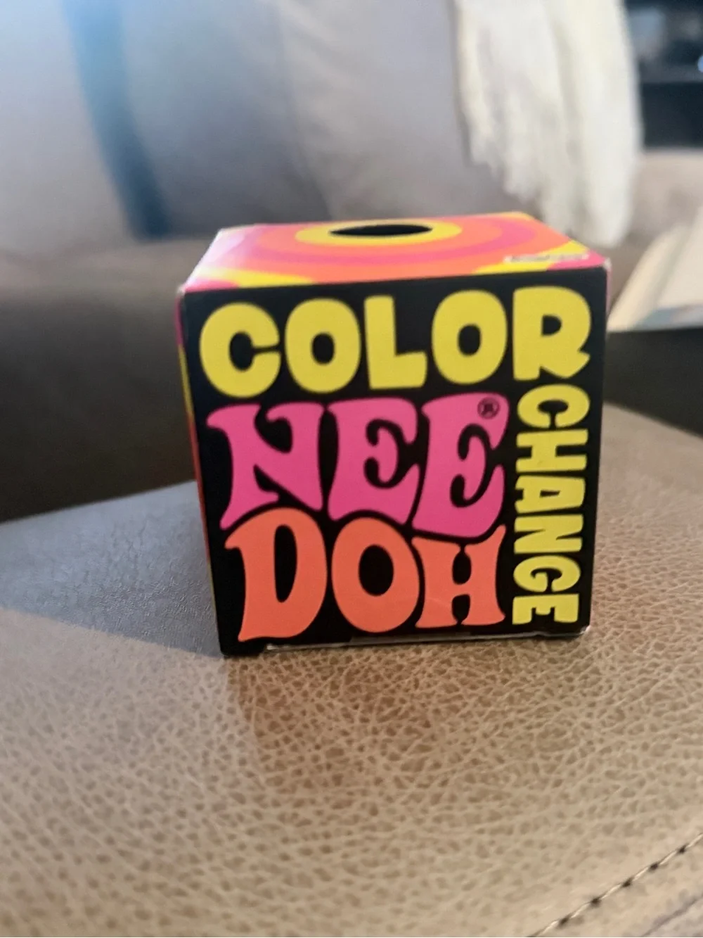Schylling Kids Cube Toy in Pink and Yellow — Fun Learning Dispenser